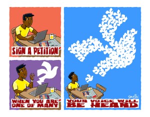 Image by Nicholas Sputnik Miller - part of the DrawTheLine project at www.drawthelinecomics.com