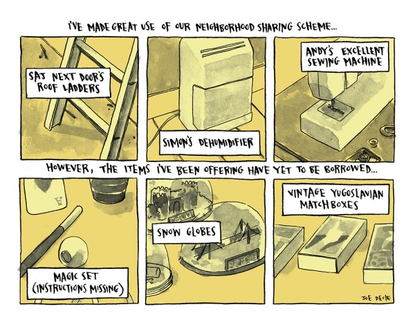 Image by Joe Decie - part of the DrawTheLine project at www.drawthelinecomics.com