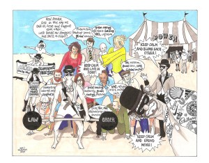 Image by Jan Wheatley - part of the DrawTheLine project at www.drawthelinecomics.com