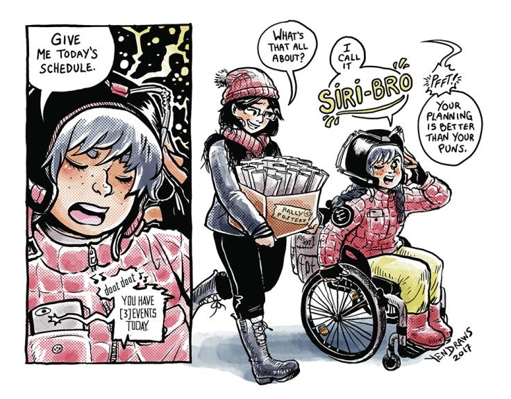 Image by Yen Quach - part of the DrawTheLine project at www.drawthelinecomics.com