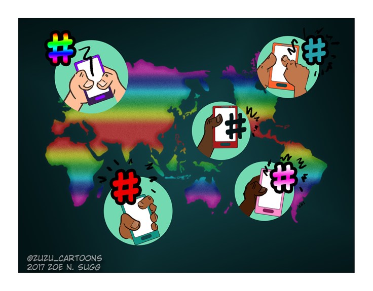 Image by Zoe N. Sugg - part of the DrawTheLine project at www.drawthelinecomics.com