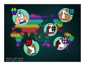 Image by Zoe N. Sugg - part of the DrawTheLine project at www.drawthelinecomics.com