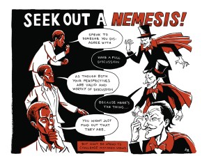 Image by John Riordan - part of the DrawTheLine project at www.drawthelinecomics.com