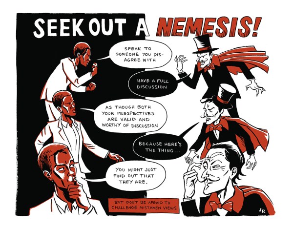 Image by John Riordan - part of the DrawTheLine project at www.drawthelinecomics.com