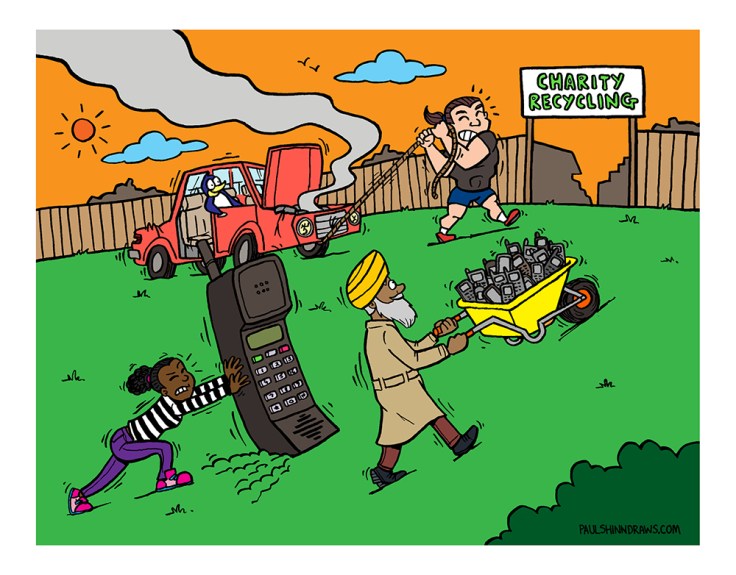 Image by Paul Shinn - part of the DrawTheLine project at www.drawthelinecomics.com