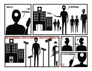 Image by Ash Pure - part of the DrawTheLine project at www.drawthelinecomics.com