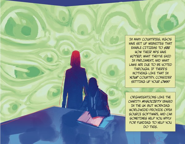 Image by Paul Peart Smith - part of the DrawTheLine project at www.drawthelinecomics.com