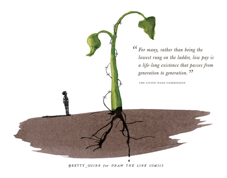 Image by Beth Dawson - part of the DrawTheLine project at www.drawthelinecomics.com