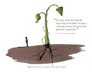 Image by Beth Dawson - part of the DrawTheLine project at www.drawthelinecomics.com