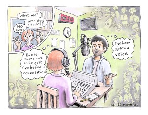 Image by Michi Mathias - part of the DrawTheLine project at www.drawthelinecomics.com