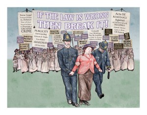 Image by Kate Evans - part of the DrawTheLine project at www.drawthelinecomics.com