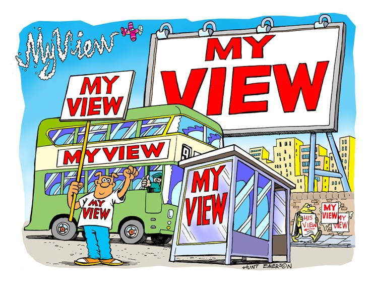 Image by Hunt Emerson - part of the DrawTheLine project at www.drawthelinecomics.com