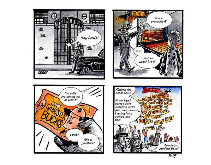 Image by Kel Winser - part of the DrawTheLine project at www.drawthelinecomics.com