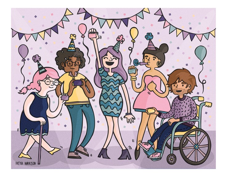 Image by Freya Harrison - part of the DrawTheLine project at www.drawthelinecomics.com