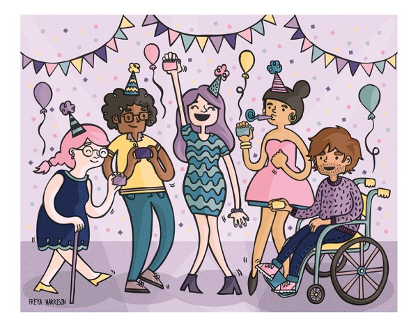 Image by Freya Harrison - part of the DrawTheLine project at www.drawthelinecomics.com