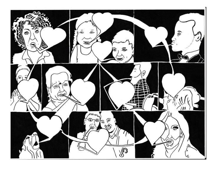 Image by Victor Szepessy - part of the DrawTheLine project at www.drawthelinecomics.com