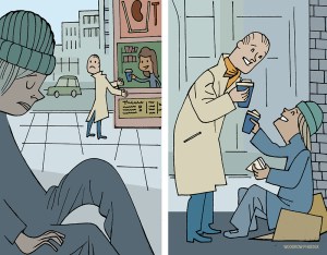 Image by Woodrow Phoenix - part of the DrawTheLine project at www.drawthelinecomics.com