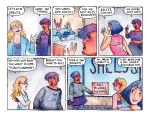 Image by Hanna-Pirita Lehkonen - part of the DrawTheLine project at www.drawthelinecomics.com